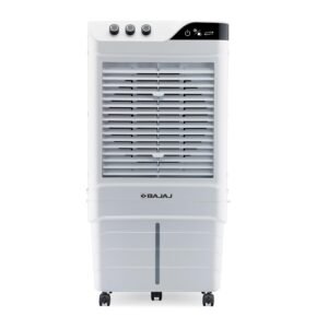 Bajaj DMH90 Neo 90L Desert Air Cooler | Powerful 90ft Air Throw for Large Rooms | Big Ice Chamber & High-Speed Cooling | Inverter Compatible | 1 Year Warranty【White】