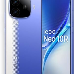 iQOO Neo 10R 5G (Raging Blue, 8GB RAM, 128GB Storage) | Snapdragon 8s Gen 3 Processor | India's Slimmest 6400mAh Battery Smartphone | Segment's Most Stable 90FPS for 5 Hours