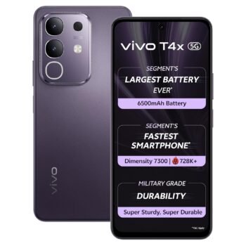 VIVO T4x (Pronto Purple, 6GB + 128GB)