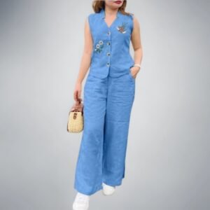 MAGIC ITEMS Women Cotton Co-ord Set, Sleeveless