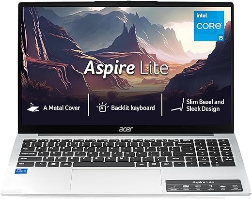 acer Aspire Lite, 12th gen, Intel Core i5-12450H Processor, 16 GB, 512GB