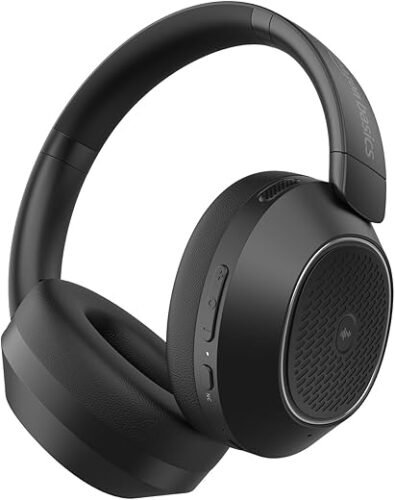 Amazon Basics Pro Series Wired USB On Ear Headset with Mic | 40 mm Driver | Computer/PC or Laptop Headphone | Noise Cancellation Microphone | in-line Control for Home, Office, Teams or Zoom, Black