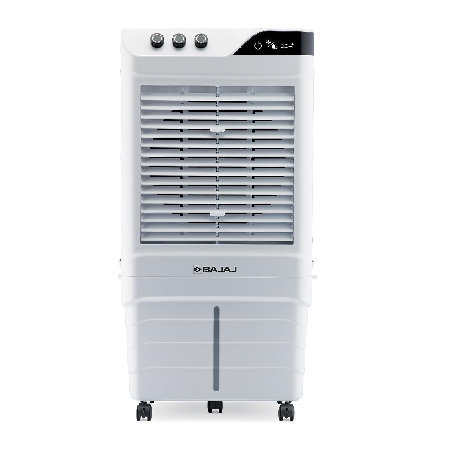 Bajaj DMH90 Neo 90L Desert Air Cooler | Powerful 90ft Air Throw for Large Rooms | Big Ice Chamber & High-Speed Cooling | Inverter Compatible | 1 Year Warranty【White】
