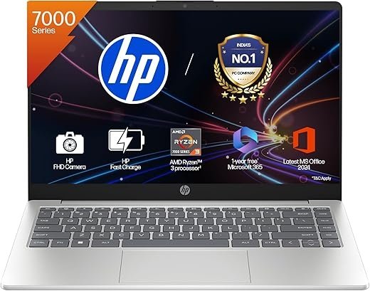 HP 15, AMD Ryzen 3 7320U (8GB DDR4, 512GB SSD)