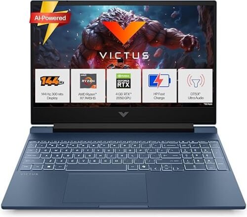 HP Victus, AMD Ryzen 7 7445HS, 4GB RTX 2050, 16GB DDR5