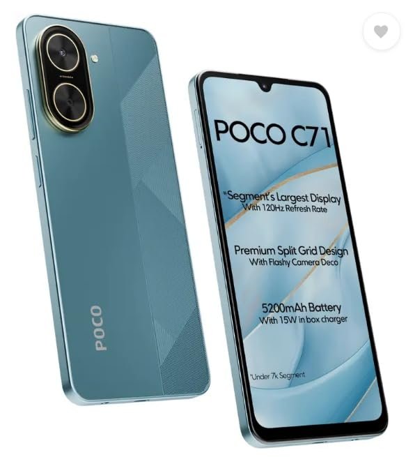 POCO C71, Cool Blue