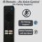 Remote Control Compatible with Redmi Fire TV, Smart LCD/LED TV (with Prime Video, Netflix, Amazon Music & Easy Apps Access) (Without Voice, Without Alexa Support)